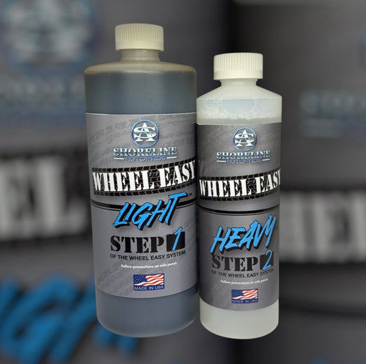 Shoreline Auto Pros – Wheel Easy Complete Bundle (Step 1 Light 32oz & Step 2 Heavy 16oz)